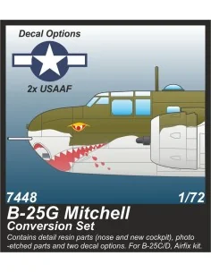 B-25G Mitchell 75 mm Gun Nose Conversion Set, 1/72 - CMK 129-7448