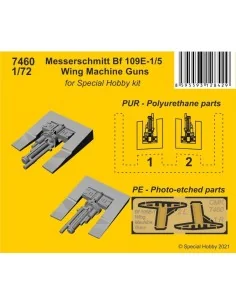 Messerschmitt Bf 109E-1/5 Wing Machine Guns, 1/72 - CMK 129-7460