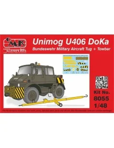 Unimog U406 DoKa Military Airport Tug + Towbar, 1/48 - CMK 129-8055