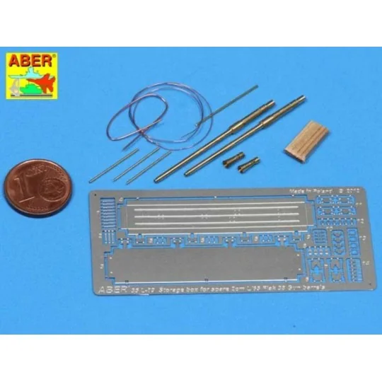 Flak 38 barrels with storage box, 1/35 - Aber Models 35 L-089