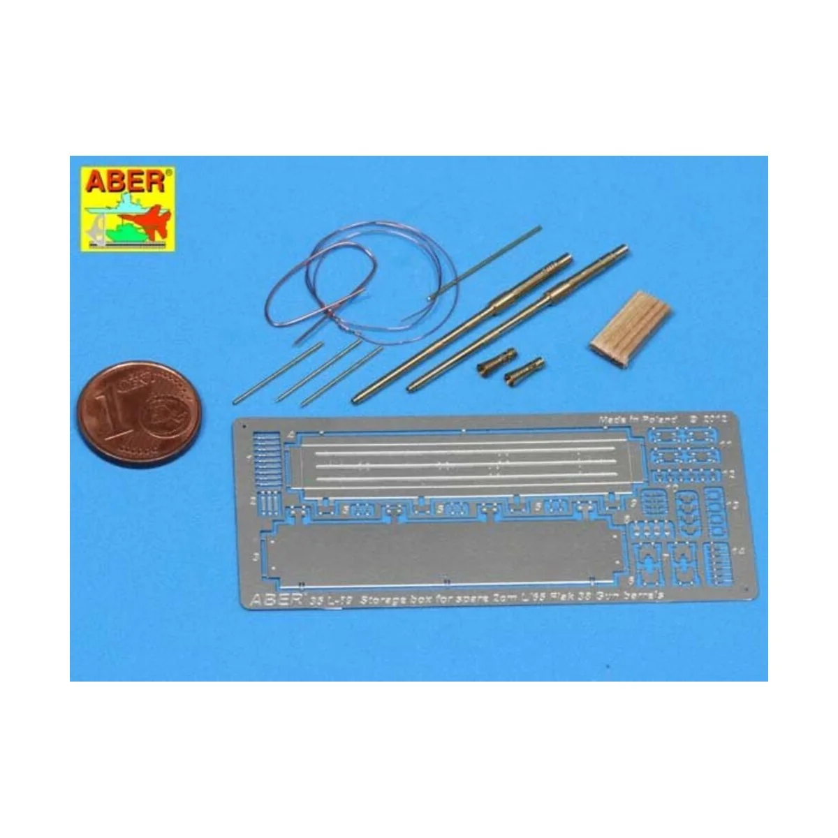 Flak 38 barrels with storage box, 1/35 - Aber Models 35 L-089