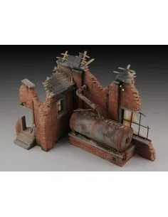 Factory ruin with steam boiler, 1/35 - Royal Model RM656