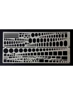 Templates set stencils (all scales) - Royal Model RM671