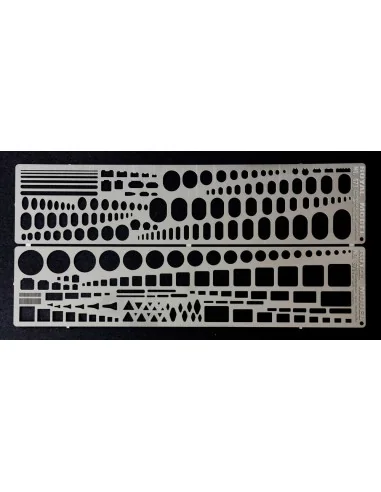 Templates set stencils (all scales) - Royal Model RM671