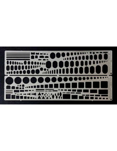 [NO_DESC] Templates set stencils (all scales) - Royal Model RM671