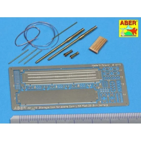 Flak 38 barrels with storage box, 1/35 - Aber Models 35 L-089