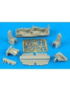 F-16D Fightning Falcon cockpit set Für Hasegawa Bausatz., 1/72 - Ai...