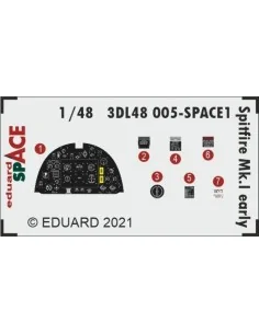 Spitfire Mk.I early SPACE 1/48 for EDUARD, 1/48 - Eduard Accessorie...