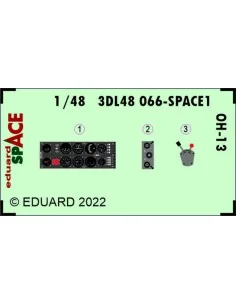 OH-13 SPACE, 1/48 - Eduard Accessories 3DL48066 2