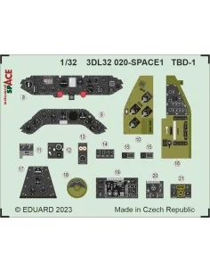 TBD-1 SPACE 1/32 TRUMPETER, 1/32 - Eduard Accessories 3DL32020 2