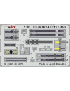 F-35B SPACE, 1/32 - Eduard Accessories 3DL32022 2