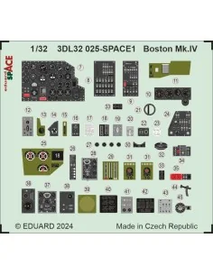 Boston Mk.IV SPACE HKM, 1/32 - Eduard Accessories 3DL32025 2