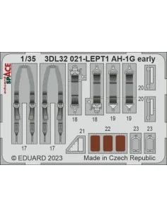 AH-1G early SPACE 1/35, 1/32 - Eduard Accessories 3DL32021