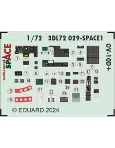 OV-10D+ SPACE 1/72 ICM, 1/72 - Eduard Accessories 3DL72029