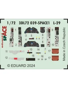 L-29 SPACE, 1/72 - Eduard Accessories 3DL72039 2