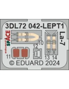 La-7 SPACE, 1/72 - Eduard Accessories 3DL72042