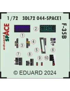 F-35B SPACE TAMIYA, 1/72 - Eduard Accessories 3DL72044 2