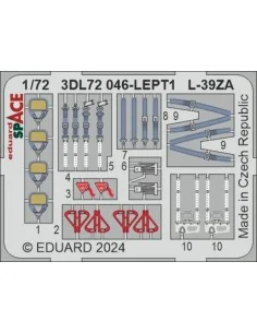 L-39ZA SPACE EDUARD, 1/72 - Eduard Accessories 3DL72046