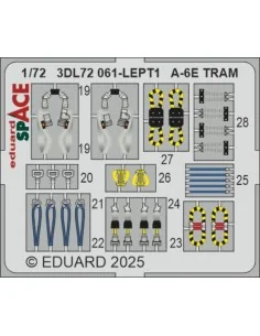A-6E TRAM SPACE TRUMPETER, 1/72 - Eduard Accessories 3DL72061