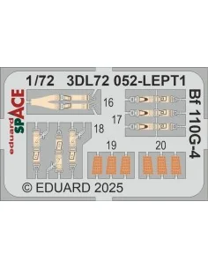 Bf 110G-4 SPACE EDUARD, 1/72 - Eduard Accessories 3DL72052
