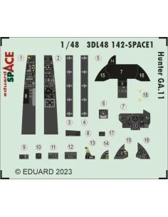 Hunter GA.11 SPACE 1/48 AIRFIX, 1/48 - Eduard Accessories 3DL48142 2
