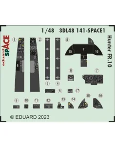 Hunter FR.10 SPACE 1/48 AIRFIX, 1/48 - Eduard Accessories 3DL48141 2