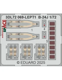 B-24J SPACE HASEGAWA, 1/72 - Eduard Accessories 3DL72069