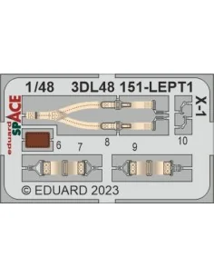 X-1 SPACE, 1/48 - Eduard Accessories 3DL48151