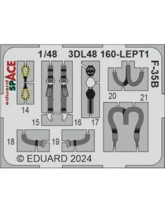 F-35B SPACE 1/48 TAMIYA, 1/48 - Eduard Accessories 3DL48160
