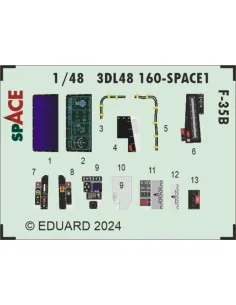 F-35B SPACE 1/48 TAMIYA, 1/48 - Eduard Accessories 3DL48160 2