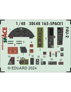 F4U-2 SPACE 1/48 MAGIC FACTORY, 1/48 - Eduard Accessories 3DL48165 2