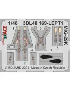 MiG-29K SPACE 1/48 HOBBY BOSS, 1/48 - Eduard Accessories 3DL48169 2