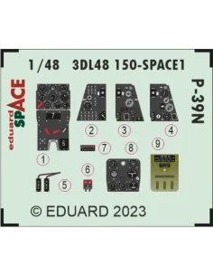 P-39N SPACE, 1/48 - Eduard Accessories 3DL48150 2