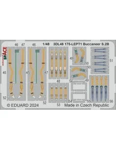 Buccaneer S.2B SPACE AIRFIX, 1/48 - Eduard Accessories 3DL48175