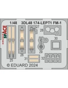 FM-1 SPACE TAMIYA, 1/48 - Eduard Accessories 3DL48174 2