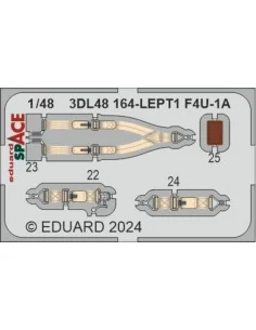 F4U-1A SPACE 1/48 MAGIC FACTORY, 1/48 - Eduard Accessories 3DL48164