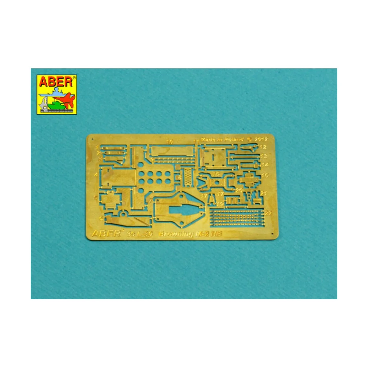 EARLY Barrel for M2 Browning '50 in (12, &mm), 1/35 - Aber Models 3...