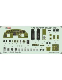 B-24J SPACE HOBBY BOSS, 1/48 - Eduard Accessories 3DL48180 2