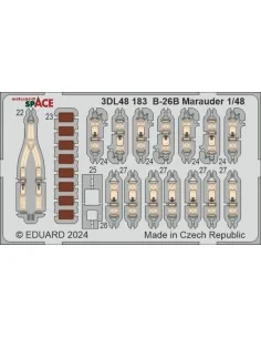 B-26B Marauder SPACE ICM, 1/48 - Eduard Accessories 3DL48183