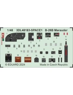 B-26B Marauder SPACE ICM, 1/48 - Eduard Accessories 3DL48183 2