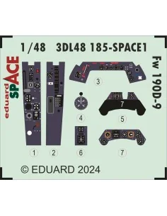 Fw 190D-9 SPACE 1048, 1/48 - Eduard Accessories 3DL48185 2