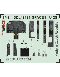 U-2S SPACE, 1/48 - Eduard Accessories 3DL48191 2