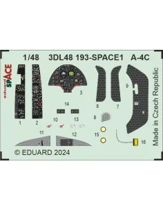 A-4C SPACE, 1/48 - Eduard Accessories 3DL48193 2