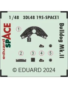 Bulldog Mk.II SPACE, 1/48 - Eduard Accessories 3DL48195 2