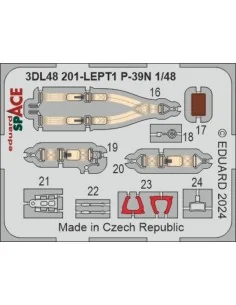 P-39N SPACE, 1/48 - Eduard Accessories 3DL48201