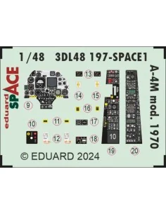 A-4M mod. 1970 SPACE MAGIC FACTORY, 1/48 - Eduard Accessories 3DL48197 2