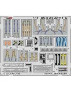F-4C SPACE, 1/48 - Eduard Accessories 3DL48202