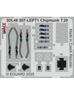 Chipmunk T.20 SPACE AIRFIX, 1/48 - Eduard Accessories 3DL48207