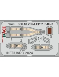 F4U-2 SPACE HOBBY BOSS, 1/48 - Eduard Accessories 3DL48206 2
