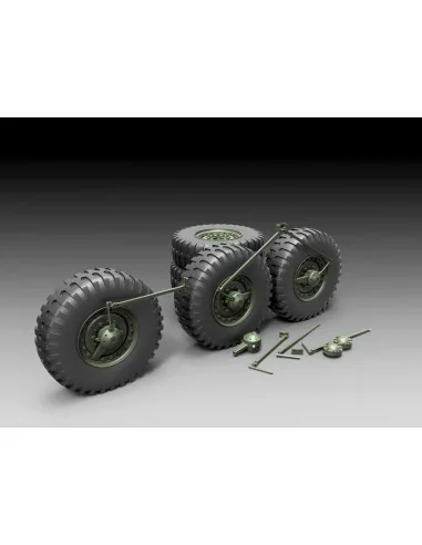 DUKW sagged wheels, 1/35 - Royal Model RM742